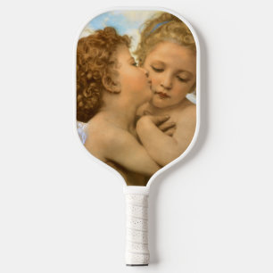 Raquette De Pickleball Premier Baiser (détail d'ange) par Bouguereau