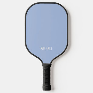 Raquette De Pickleball Professionnel Simple Nom Moderne Bleu Bleu Blanc