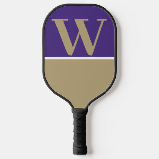 Raquette De Pickleball Purple & Gold College Monogram Pickleball Paddle