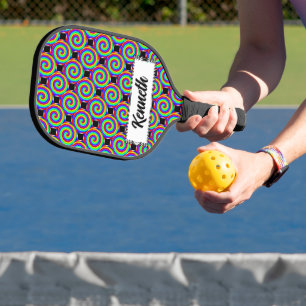 Raquette De Pickleball Rainbow Spiral par Kenneth Yoncich