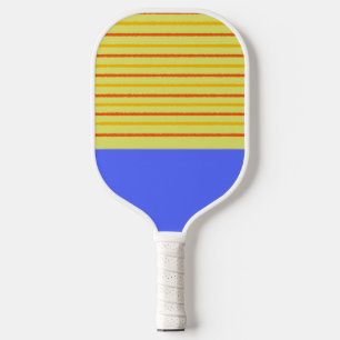 Raquette De Pickleball rayures abstraites art moderne