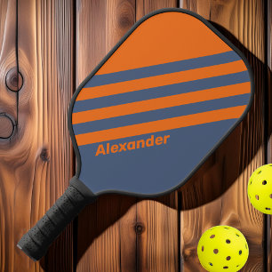 Raquette De Pickleball Rayures de bord de mer au coucher du soleil Sport
