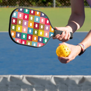 Raquette De Pickleball Rectangles atomiques