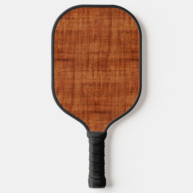 Raquette De Pickleball Regarder le grain de bois d'Acacia curé (Recto)