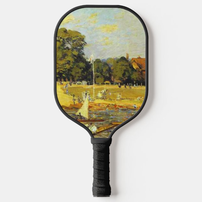 Raquette De Pickleball Regatta at Hampton Court Alfred Sisley Poster (Recto)