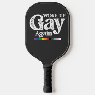 Raquette De Pickleball Réveillez Gay Soutenez à nouveau LGBT Pride