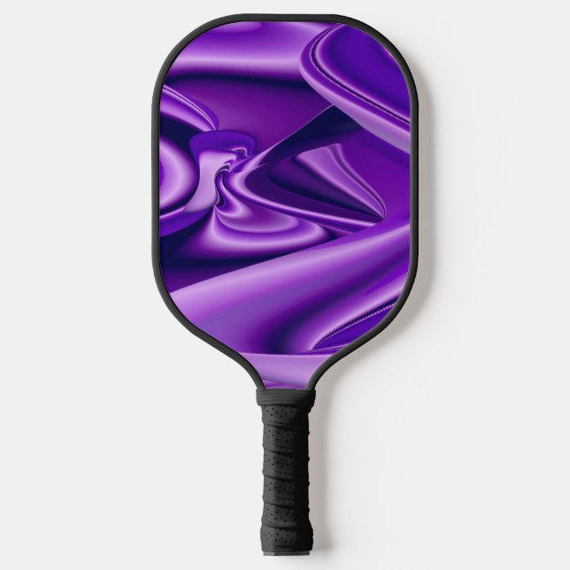 Raquette De Pickleball Rêves arc-en-ciel à fleurs violettes (Recto)