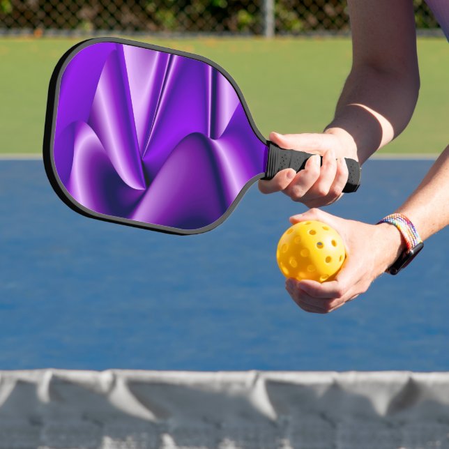 Raquette De Pickleball Rêves arc-en-ciel à fleurs violettes (Insitu)