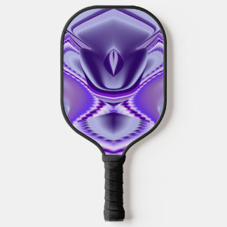 Raquette De Pickleball Rêves arc-en-ciel à fleurs violettes