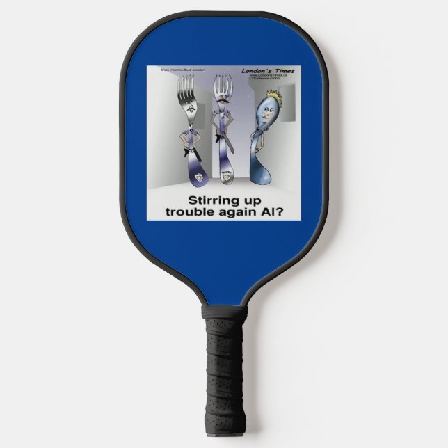 Raquette De Pickleball Rick London Funny Silverware Police (Recto)