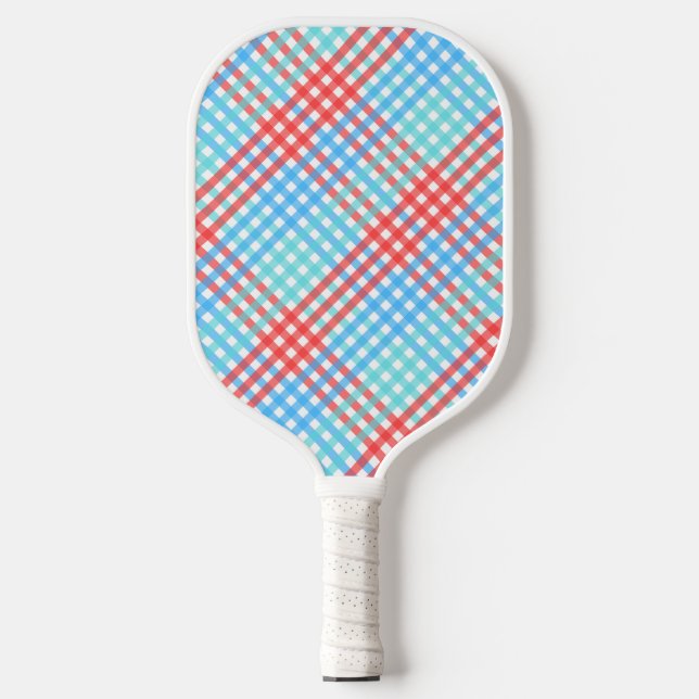Raquette De Pickleball Rocket Pop, Petit Plaid (Recto)