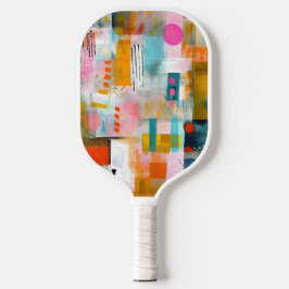 Raquette De Pickleball Rose Abstrait moderne
