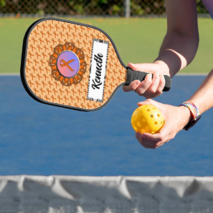 Raquette De Pickleball Ruban orange standard par Kenneth Yoncich