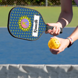 Raquette De Pickleball Ruban standard jaune par Kenneth Yoncich
