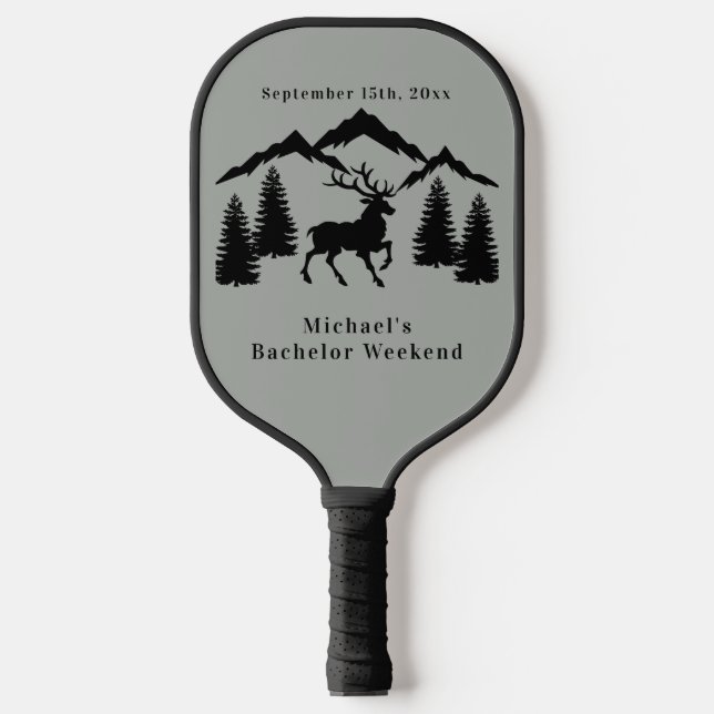 Raquette De Pickleball Rustic Grey Chasse Bachelor Week-end (Recto)