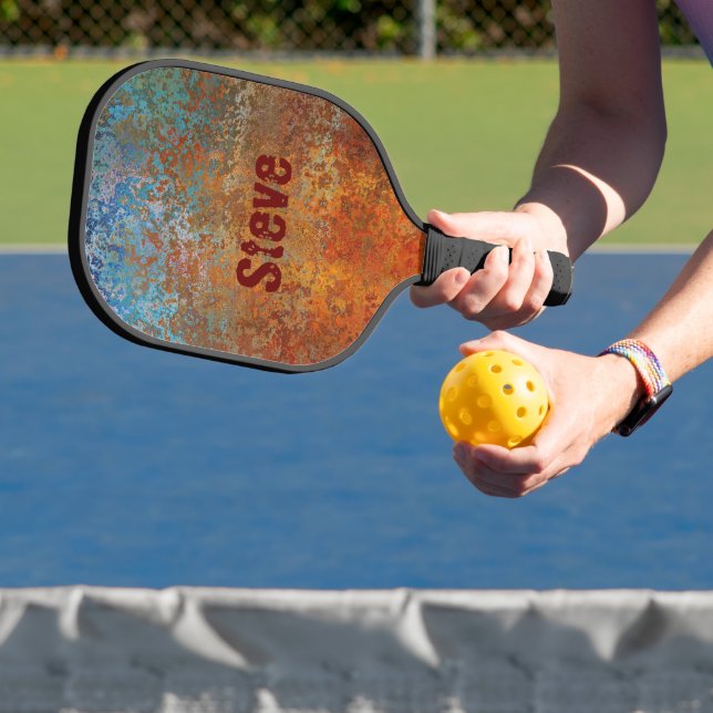 Raquette De Pickleball Rusty, Verdigris, Grunge Steampunk Personnalisé (Insitu)