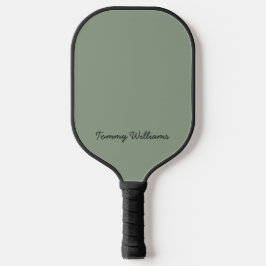 Raquette De Pickleball Sage Vert minimaliste Professionnel Simple