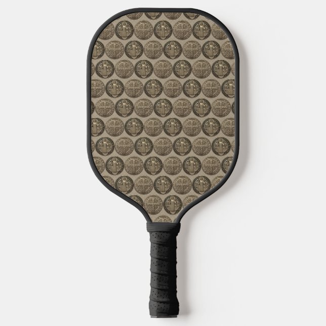 Raquette De Pickleball Saint Benedict Medal Pickleball Paddles (Recto)