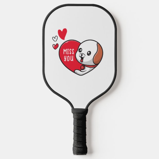 Raquette De Pickleball Saint Valentin, Mlle vous (Recto)