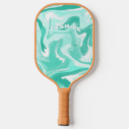 Raquette de Pickleball Sarcelle Côtière et Blanche