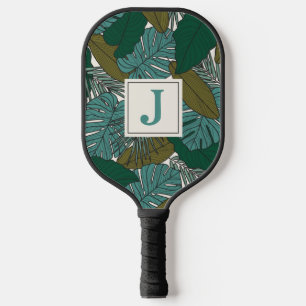 Raquette De Pickleball Scandinavie Tropical Feuilles sur mesure Inital