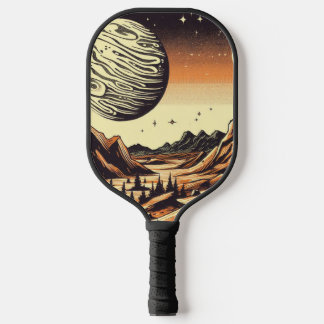 Raquette De Pickleball Sciage de paysage martien SF (1)