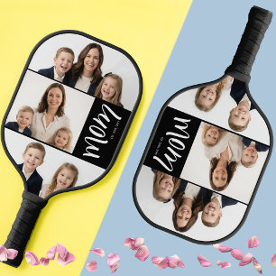Raquette De Pickleball Script personnalisé dual maman années d'établissem