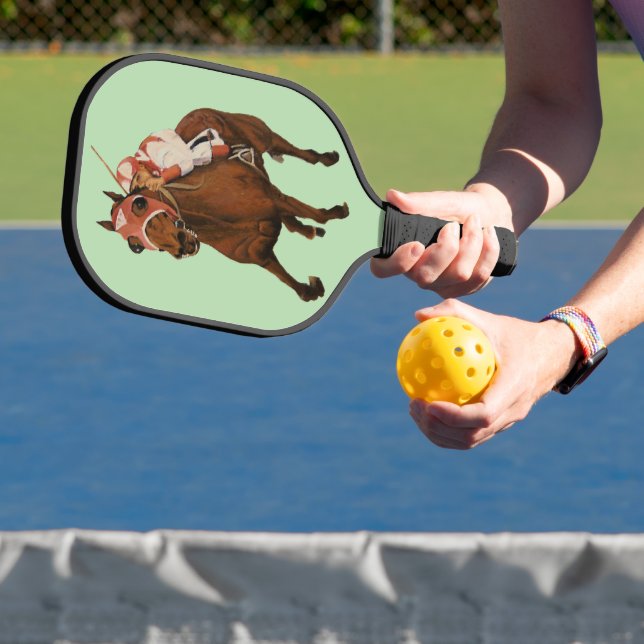Raquette De Pickleball  Seabiscuit, Thoroughbred Classic Racehorse Wins (Insitu)