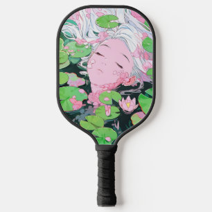 Raquette De Pickleball Sérénité flottante Eau Nymphe Anime Girl