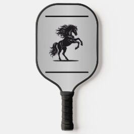 Raquette De Pickleball Silver-Embellished Equestrian Pickleball Paddle