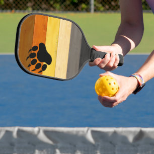 Raquette De Pickleball SlipperyJoe's Bear Pride drapeau de la texture du 