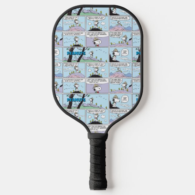 Raquette De Pickleball Snoopy & Friends | Aller Randonnée (Recto)