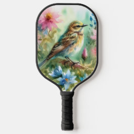 Raquette De Pickleball Songbird Melody Graceful Bird & Floral Elegance