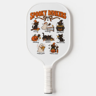Raquette De Pickleball Spooky Dinkers – Chats de Pickleball Halloween