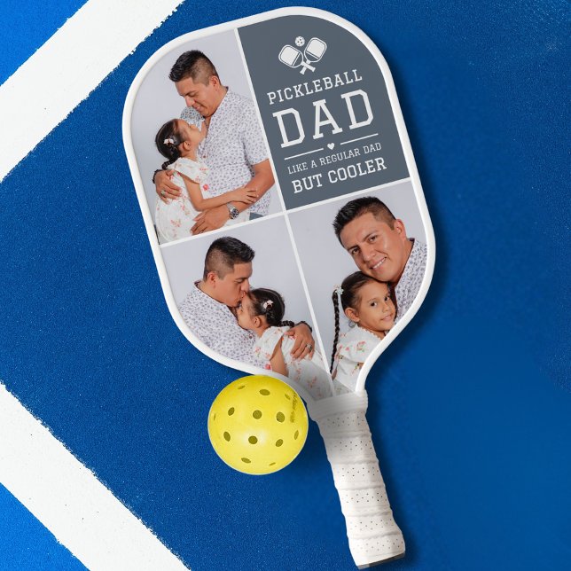 Raquette De Pickleball Sport Cool Dad Custom Photo Pickleball Paddle (Créateur téléchargé)