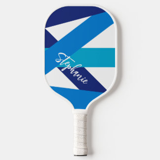 Raquette De Pickleball Sport Signature Diagonal Blue Striped