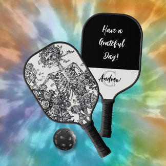 Raquette De Pickleball Squelette avec Rose