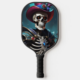 Raquette De Pickleball Squelette, Halloween, Casquette, Imaginaire, Guerr