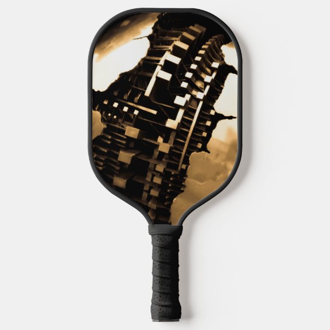 Raquette De Pickleball Steampunk Sculpture (Recto)