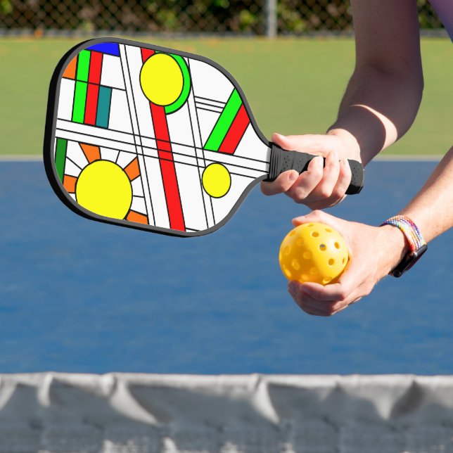 Raquette De Pickleball Style moderne en verre de trait (Insitu)