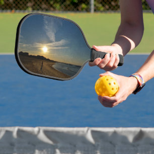 Raquette De Pickleball Sunset texturé par Shirley Taylor