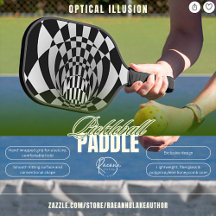 Raquette de Pickleball sur mesure avec illusion d'