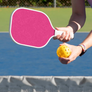 Raquette De Pickleball Surface rose texturée avec un motif subtil en spir