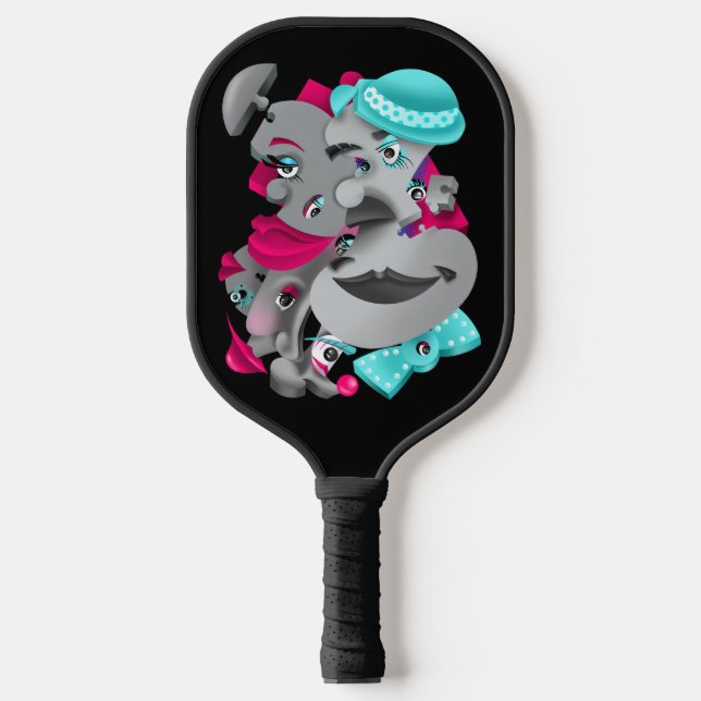 Raquette De Pickleball Surreal Puzzle fait face à Pickleball Paddle (Recto)
