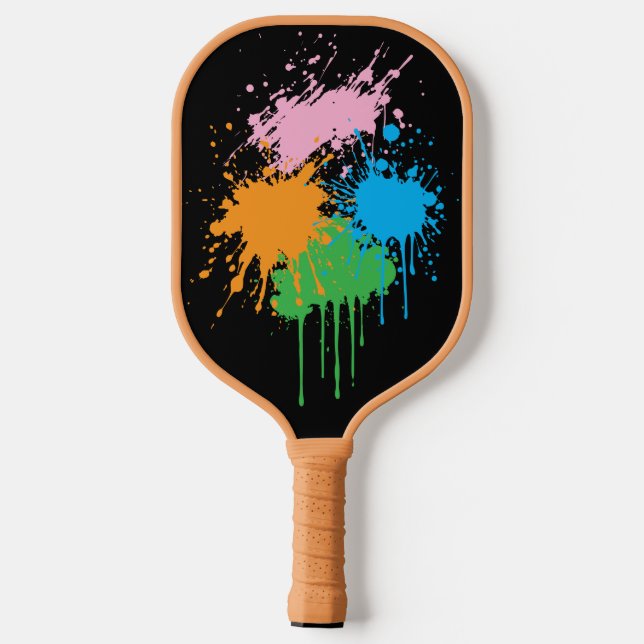 Raquette De Pickleball Taches de peinture  (Verso)