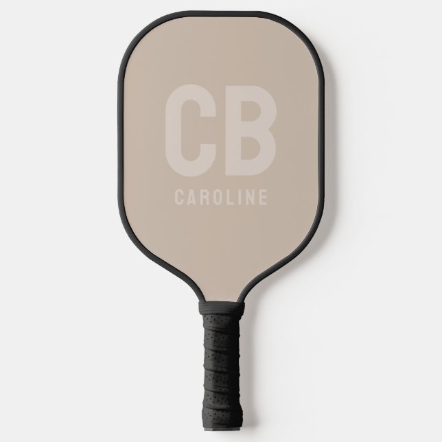 Raquette De Pickleball Tendance Couleur Douce Taupe Pickleball Paddle (Recto)