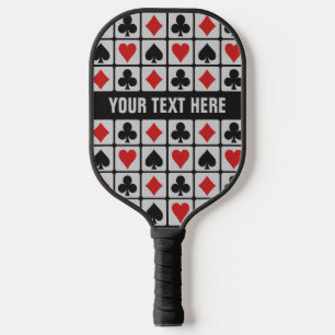 Raquette De Pickleball Texte personnalisé du lecteur de cartes