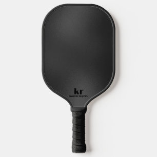 Raquette De Pickleball Texture minimaliste gris foncé