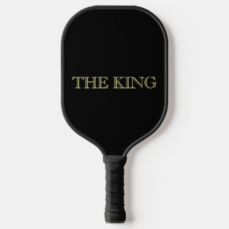 Raquette De Pickleball The King Black Gold Luxury Minimal Design