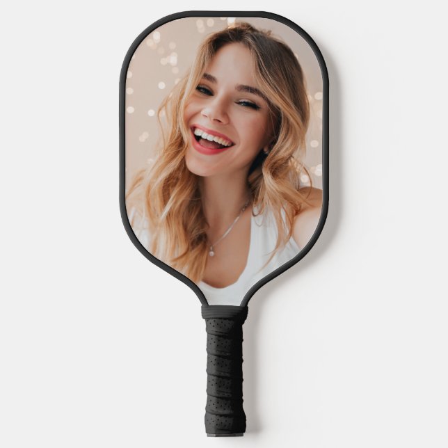 Raquette De Pickleball Ton visage pour un anniversaire (Recto)